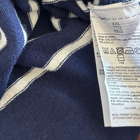 OLD NAVY stripes cardigan sweater stripes. Size XXL. NEW WITH TAGS - Picture 10 of 13